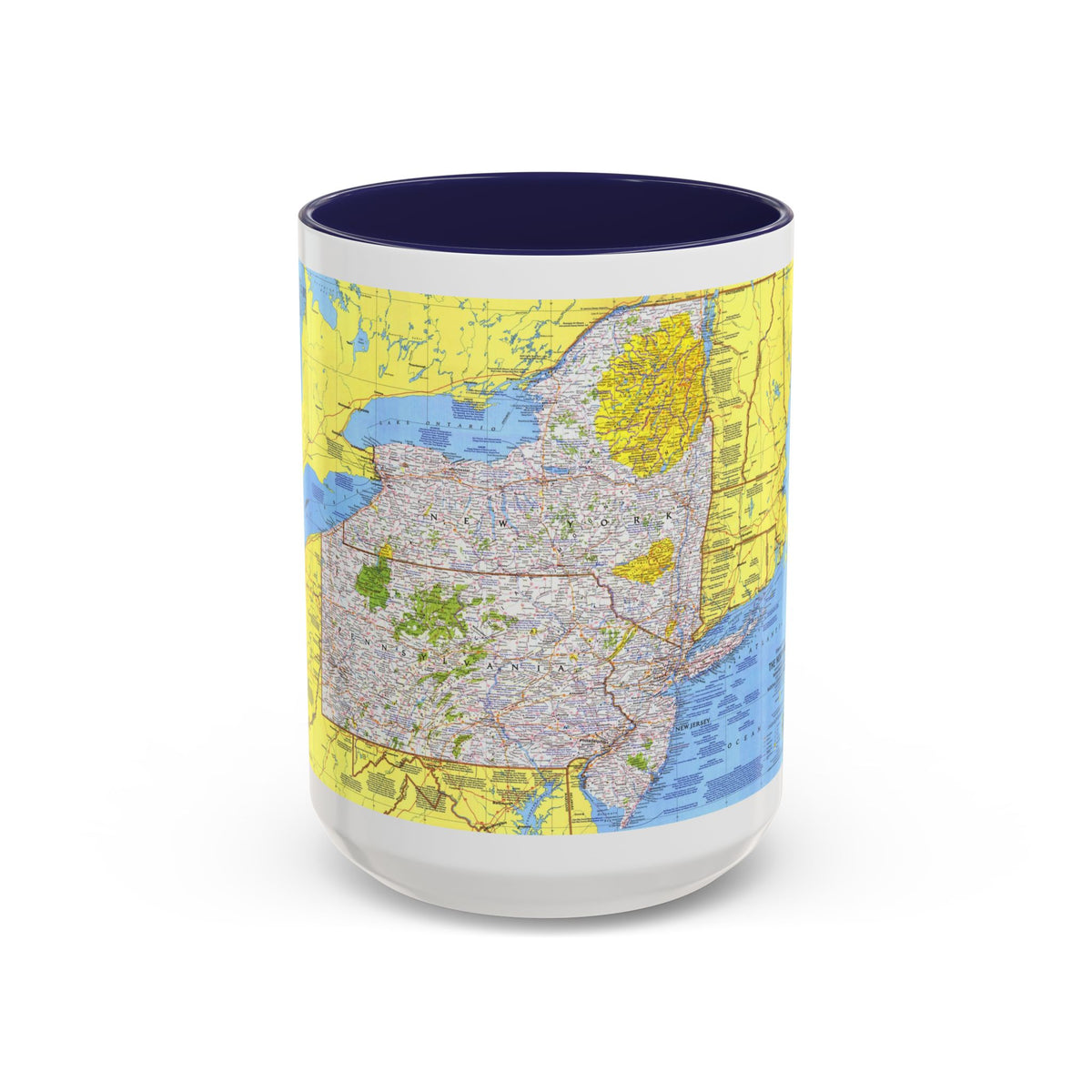 USA - Northeast 1 (1978) (Map) Accent Coffee Mug