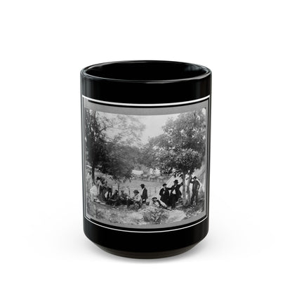 Gettysburg Camp Of Captain Huft (U.S. Civil War) Black Coffee Mug