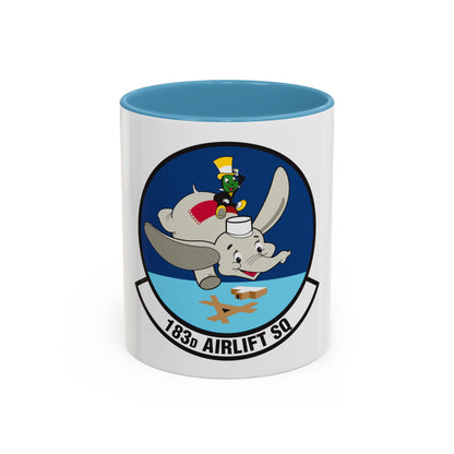 183 Airlift Squadron (U.S. Air Force) Accent Coffee Mug