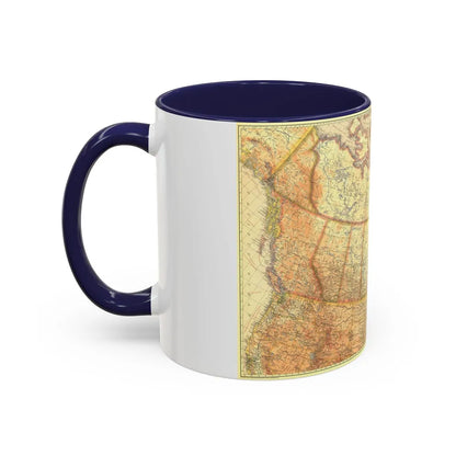 Canada (1936) (Map) Accent Coffee Mug-Go Mug Yourself