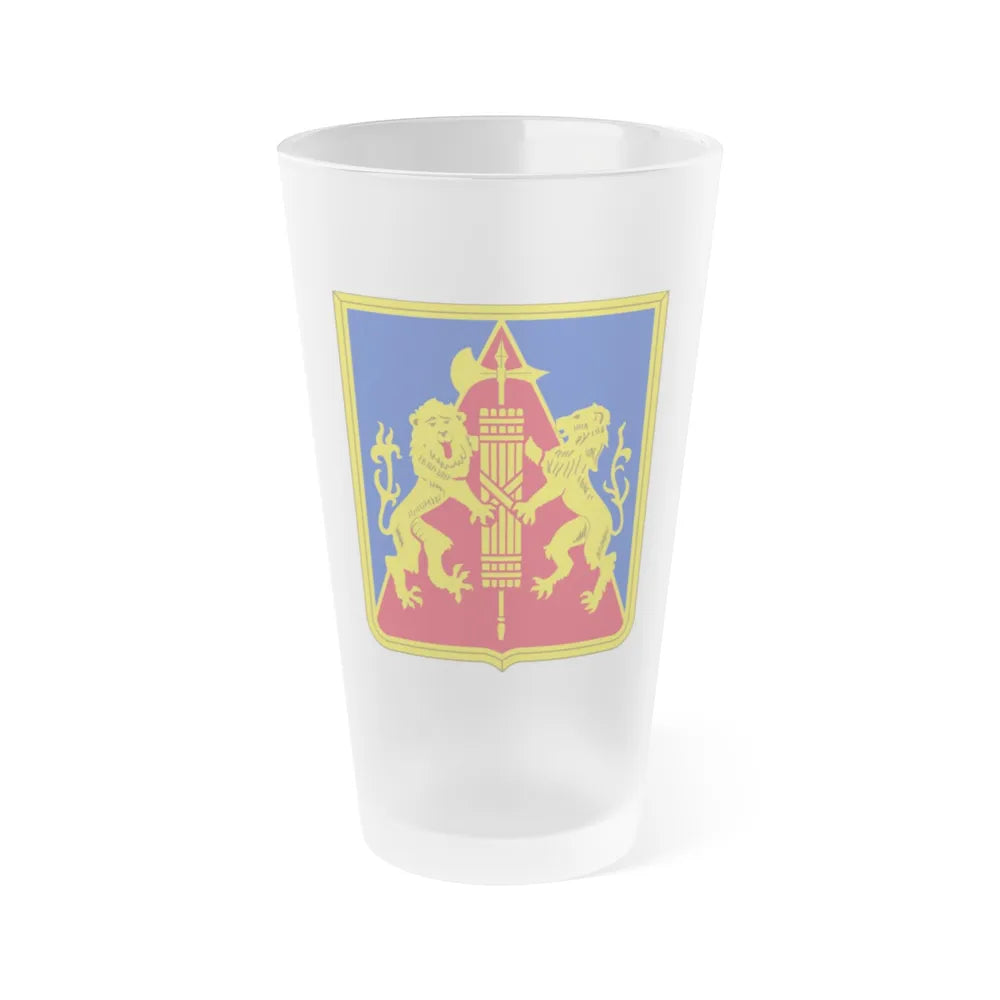 270th Artillery Regiment (U.S. Army) Frosted Pint Glass 16oz-Go Mug Yourself