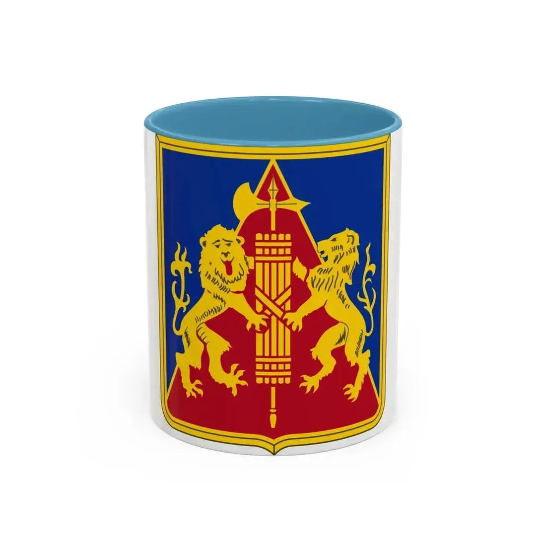 270th Artillery Regiment (U.S. Army) Accent Coffee Mug 11oz Light Blue - Go Mug Yourself