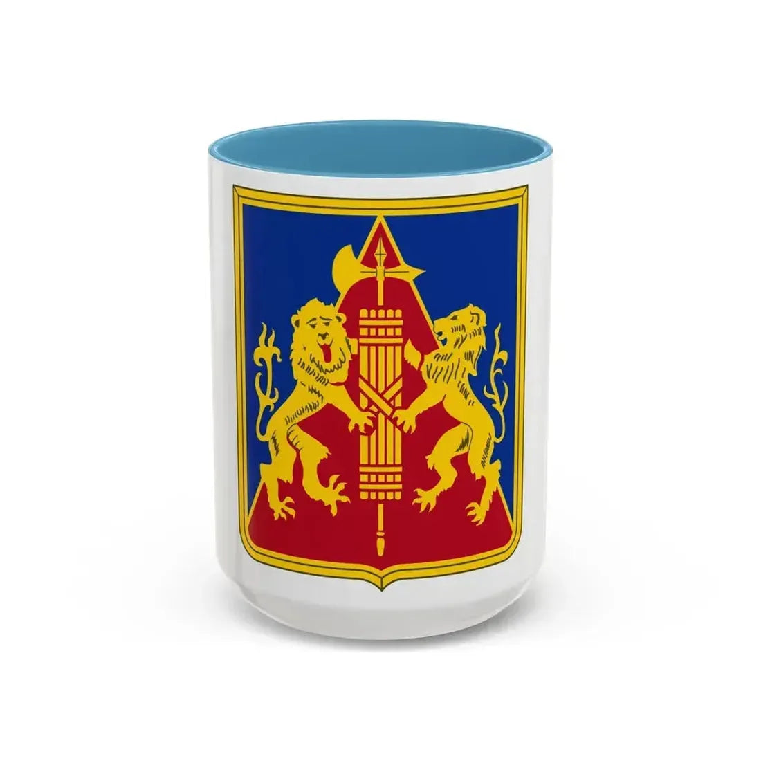 270th Artillery Regiment (U.S. Army) Accent Coffee Mug 15oz Light Blue - Go Mug Yourself
