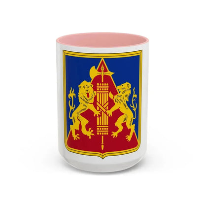 270th Artillery Regiment (U.S. Army) Accent Coffee Mug 15oz Pink - Go Mug Yourself