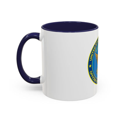 USCG Officer Candidate School (U.S. Coast Guard) Accent Coffee Mug