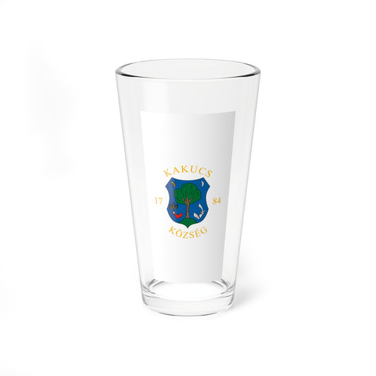 Flag of Kakucs vertical (Hungary) Pint Glass 16oz