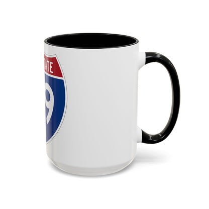 Interstate 89 (U.S. Highways) Accent Coffee Mug