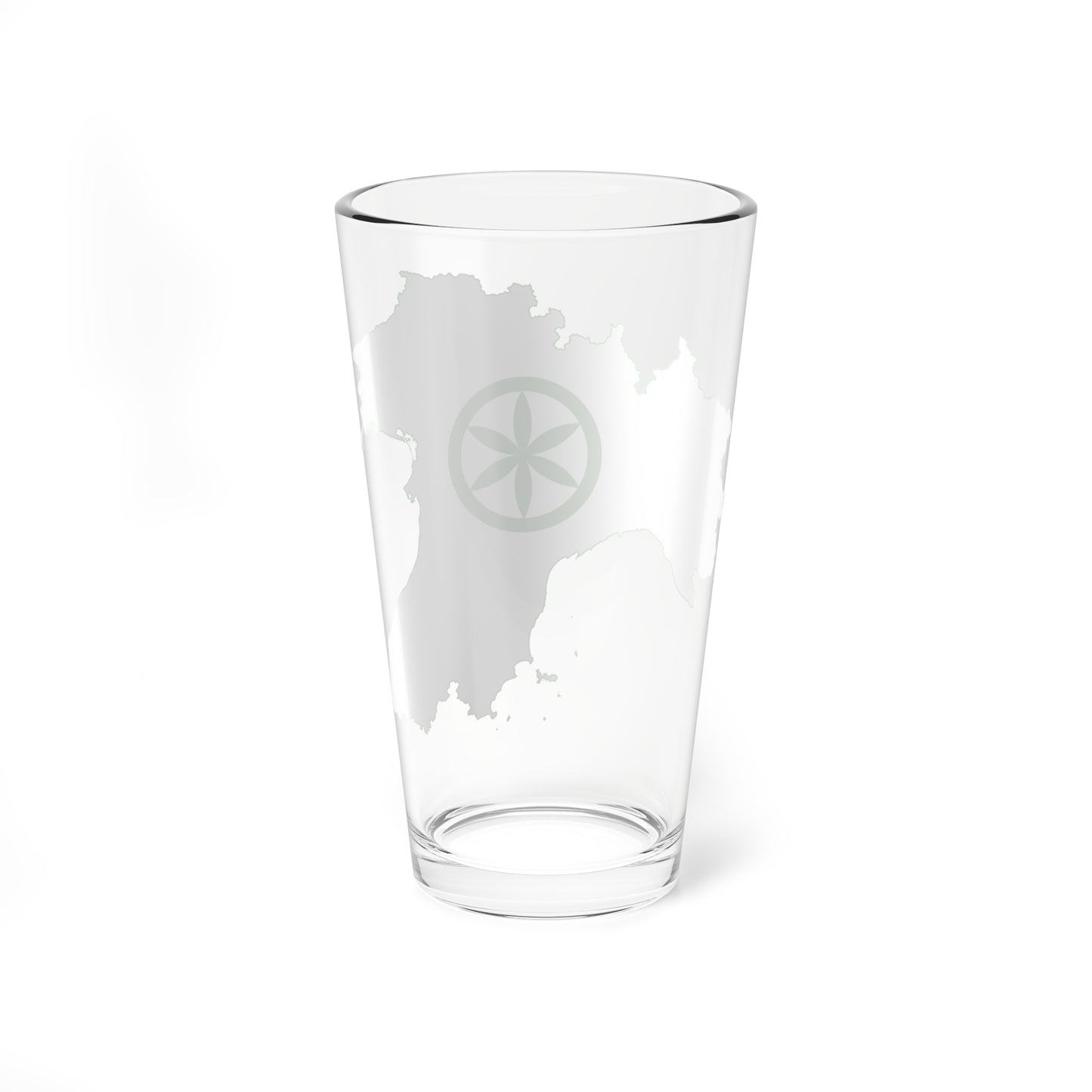 Flag map of Padania (Italy) Pint Glass 16oz