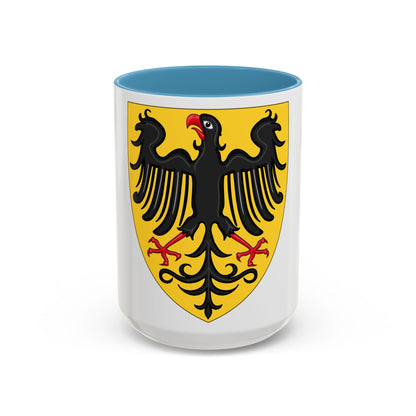 Shield and Coat of Arms of the Holy Roman Emperor (c.1300-c.1400) - Accent Coffee Mug
