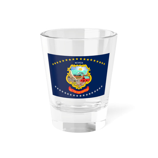 Flag of Nevada 1915-1929 (United States)_1 Shot Glass 1.5oz