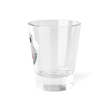 Verre à liqueur du bataillon du génie 980 (armée américaine) 1,5 oz