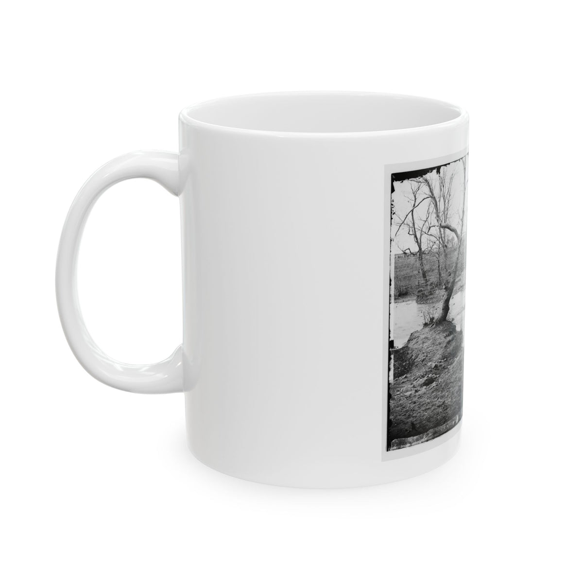 Bull Run, Va. Federal Cavalry At Sudley Ford (U.S. Civil War) White Coffee Mug