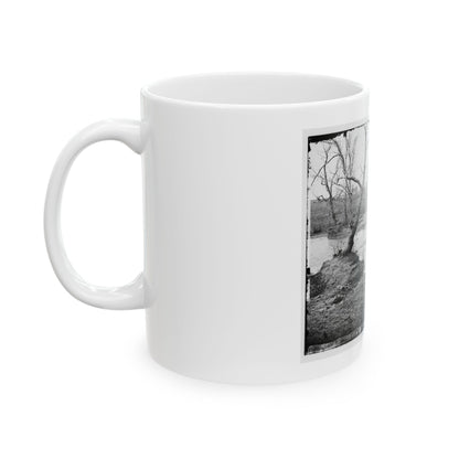 Bull Run, Va. Federal Cavalry At Sudley Ford (U.S. Civil War) White Coffee Mug