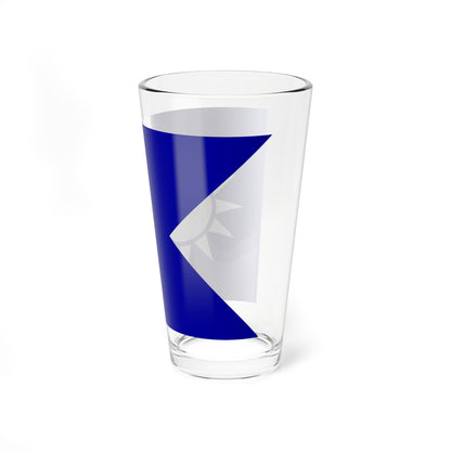 ROCN Commodores Flag 1912 (China) Pint Glass 16oz