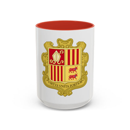 Coat of arms of Andorra (1580) - Accent Coffee Mug
