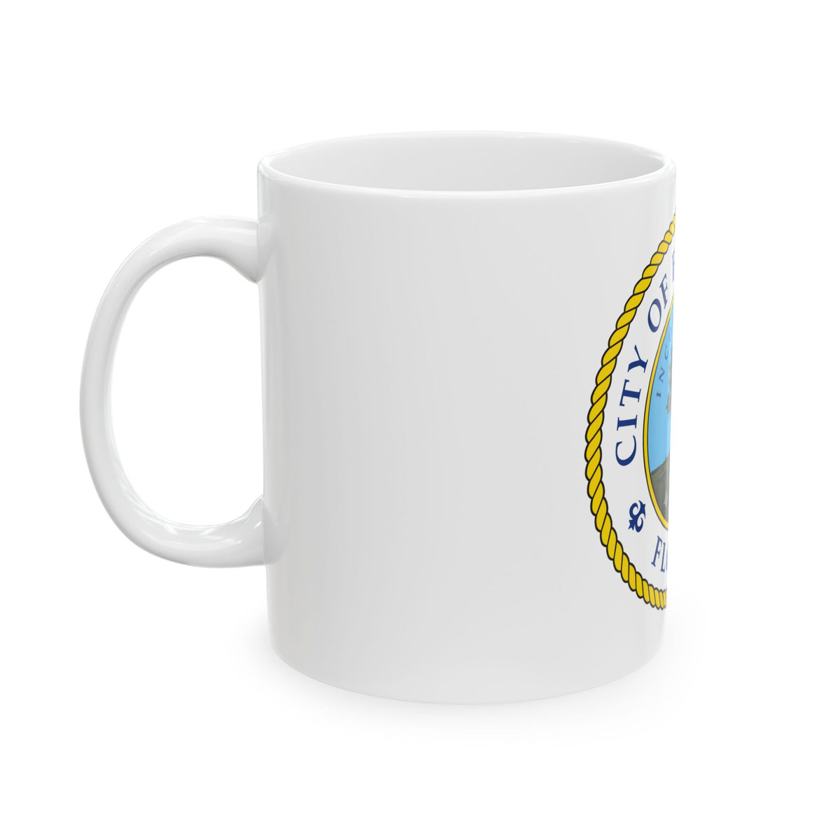 Seal of Bradenton Florida - White Coffee Mug