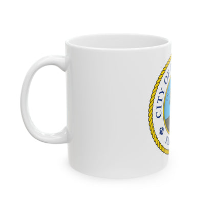 Seal of Bradenton Florida - White Coffee Mug