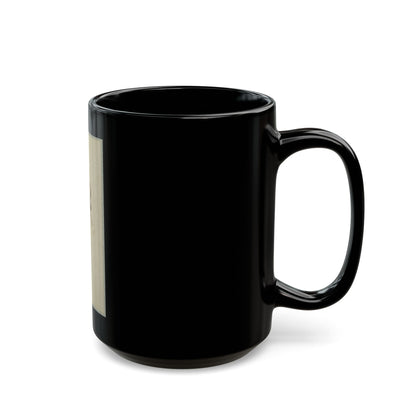 Unidentified General, Bust Portrait, Facing Left (U.S. Civil War) Black Coffee Mug
