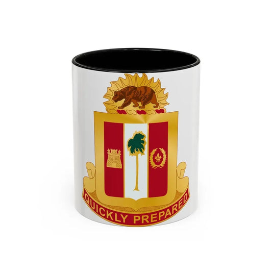 271st Antiaircraft Artillery Gun Battalion (U.S. Army) Accent Coffee Mug 11oz Black - Go Mug Yourself