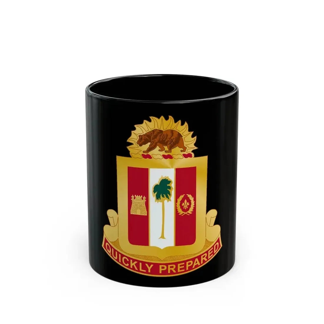 271st Antiaircraft Artillery Gun Battalion (U.S. Army) Black Coffee Mug 11oz - Go Mug Yourself