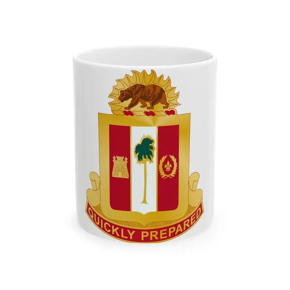271st Antiaircraft Artillery Gun Battalion (U.S. Army) White Coffee Mug 11oz - Go Mug Yourself