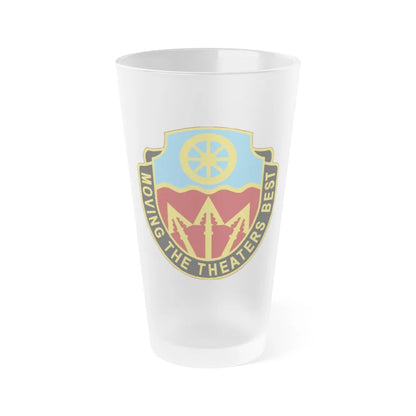 272 Transportation Battalion (U.S. Army) Frosted Pint Glass 16oz-Go Mug Yourself