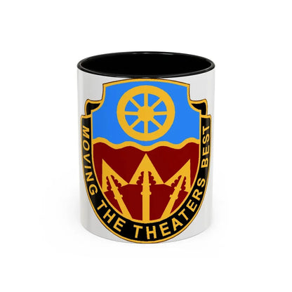 272 Transportation Battalion (U.S. Army) Accent Coffee Mug 11oz Black - Go Mug Yourself