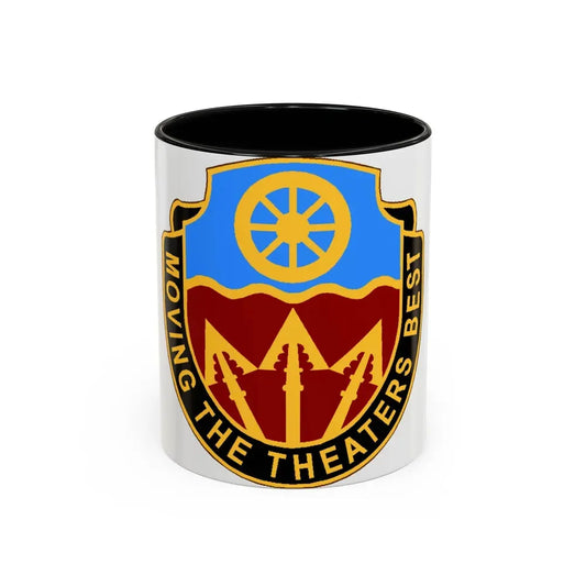 272 Transportation Battalion (U.S. Army) Accent Coffee Mug 11oz Black - Go Mug Yourself