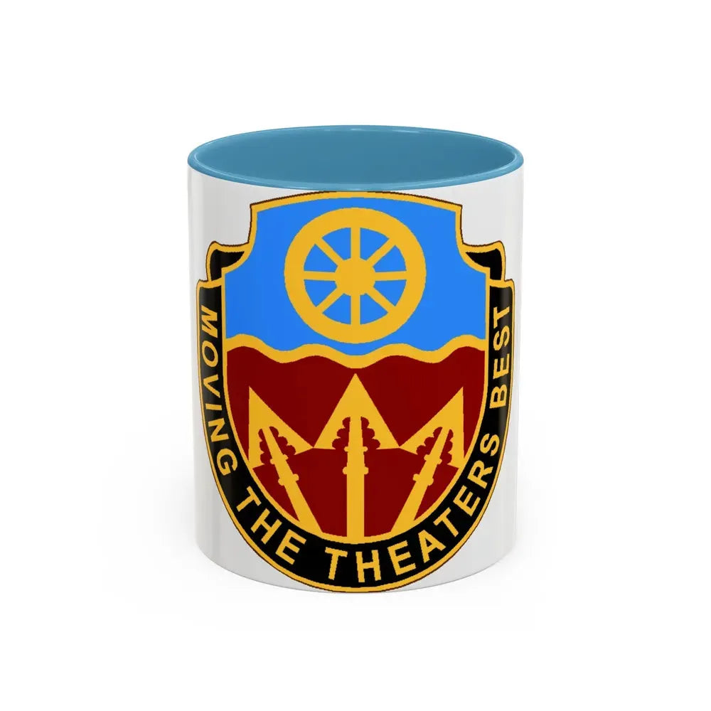 272 Transportation Battalion (U.S. Army) Accent Coffee Mug 11oz Light Blue - Go Mug Yourself