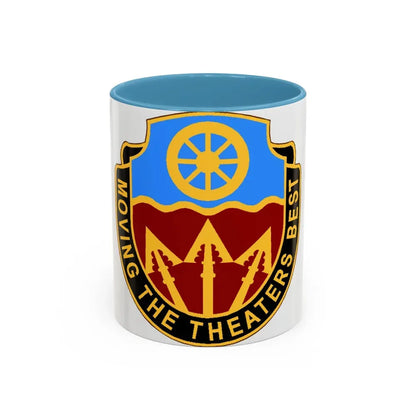 272 Transportation Battalion (U.S. Army) Accent Coffee Mug 11oz Light Blue - Go Mug Yourself