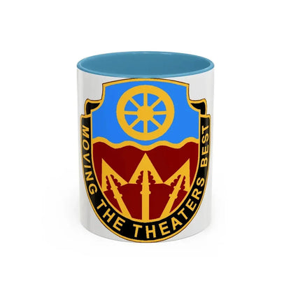 272 Transportation Battalion (U.S. Army) Accent Coffee Mug 11oz Light Blue - Go Mug Yourself