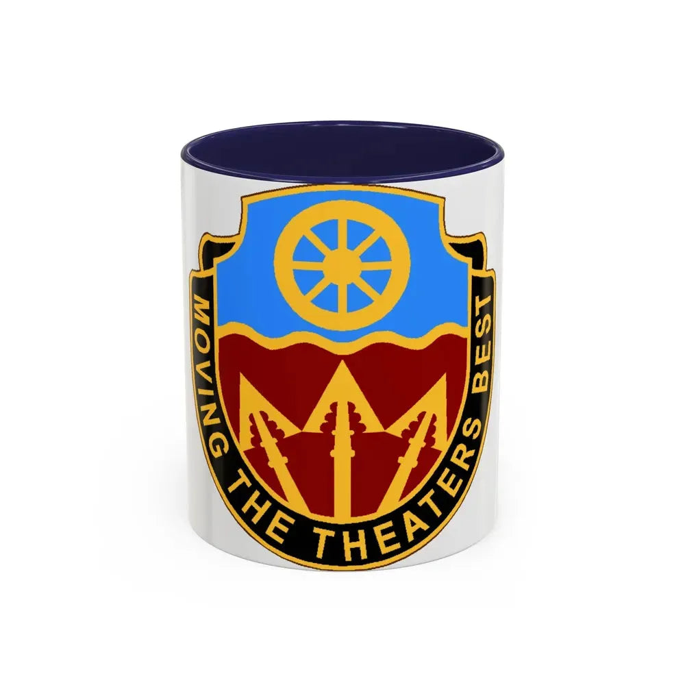 272 Transportation Battalion (U.S. Army) Accent Coffee Mug 11oz Navy - Go Mug Yourself