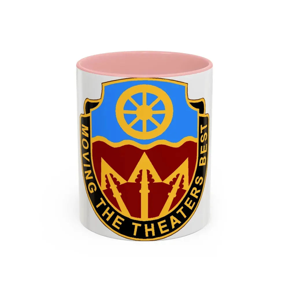 272 Transportation Battalion (U.S. Army) Accent Coffee Mug 11oz Pink - Go Mug Yourself