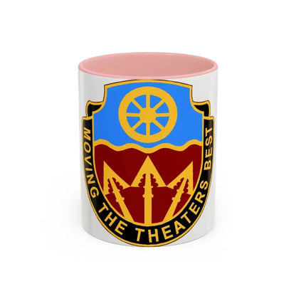 272 Transportation Battalion (U.S. Army) Accent Coffee Mug 11oz Pink - Go Mug Yourself