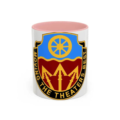 272 Transportation Battalion (U.S. Army) Accent Coffee Mug 11oz Pink - Go Mug Yourself