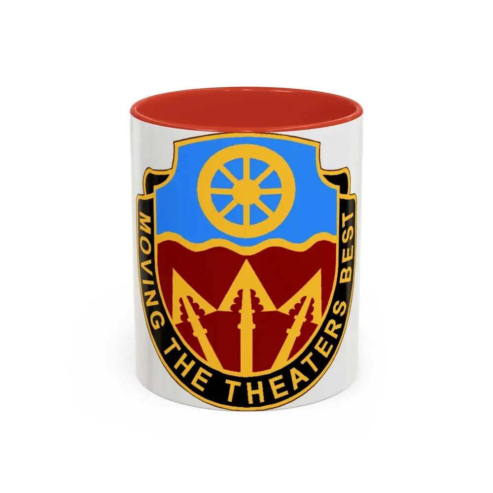 272 Transportation Battalion (U.S. Army) Accent Coffee Mug 11oz Red - Go Mug Yourself