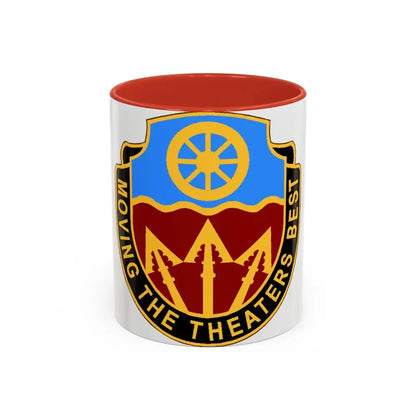 272 Transportation Battalion (U.S. Army) Accent Coffee Mug 11oz Red - Go Mug Yourself