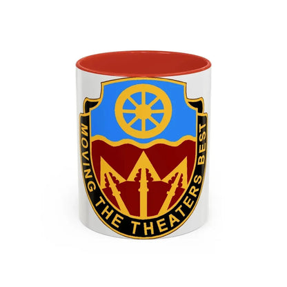 272 Transportation Battalion (U.S. Army) Accent Coffee Mug 11oz Red - Go Mug Yourself