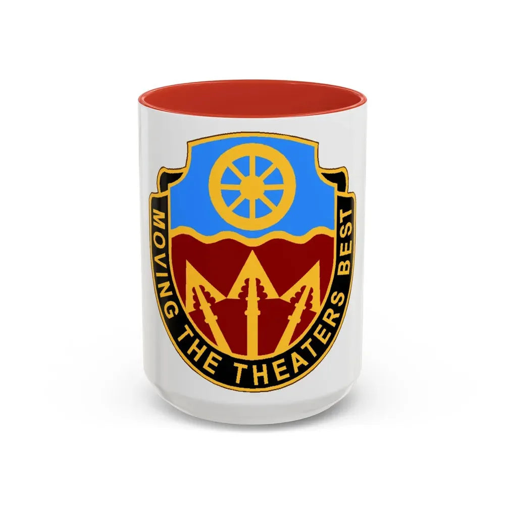 272 Transportation Battalion (U.S. Army) Accent Coffee Mug 15oz Red - Go Mug Yourself