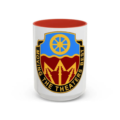 272 Transportation Battalion (U.S. Army) Accent Coffee Mug 15oz Red - Go Mug Yourself