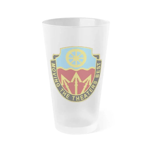 272 Transportation Battalion (U.S. Army) Frosted Pint Glass 16oz Default Title - Go Mug Yourself
