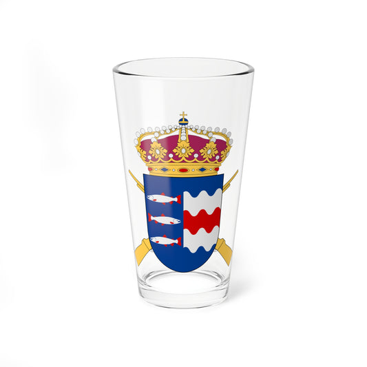 Västernorrlands regemente vapen (Sweden) (Coat of Arms) Pint Glass 16oz