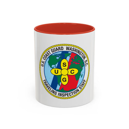 USCG Washington DC Traveling Inspection Staff (U.S. Coast Guard) Accent Coffee Mug