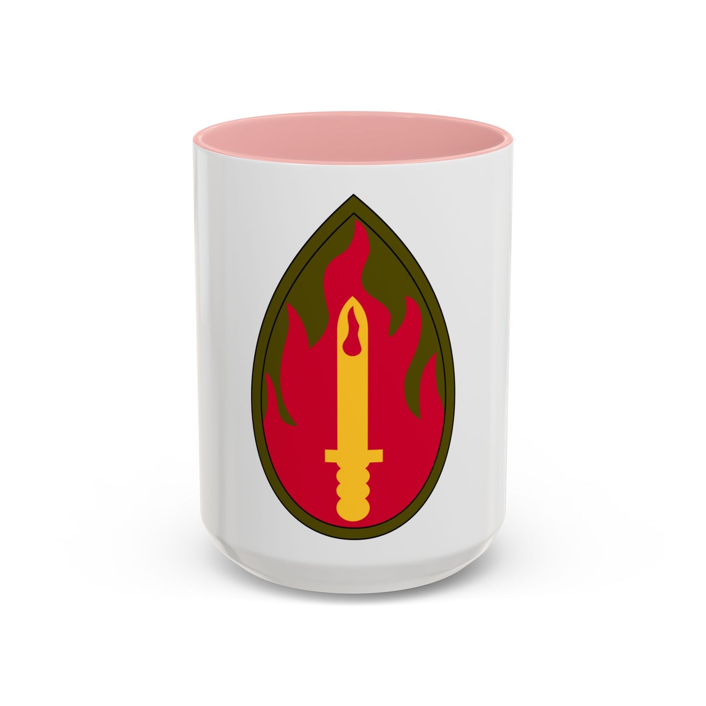 63rd Infantry Division SSI (U.S. Army) Accent Coffee Mug