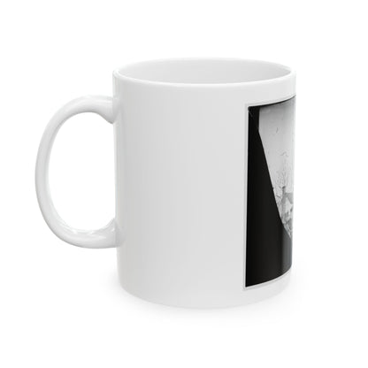 Unknown Location. Wagons And Camera Of Sam A. Cooley, U.S. Photographer, Department Of The South (U.S. Civil War) White Coffee Mug