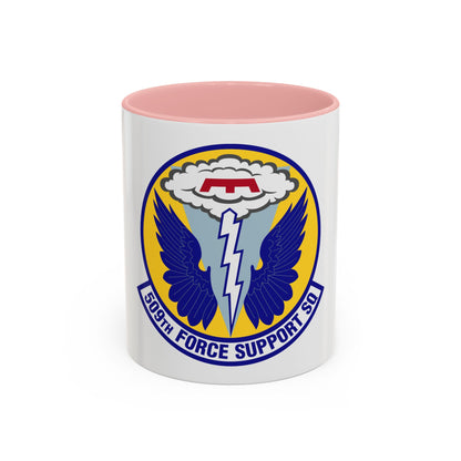 509th Force Support Squadron (U.S. Air Force) Accent Coffee Mug