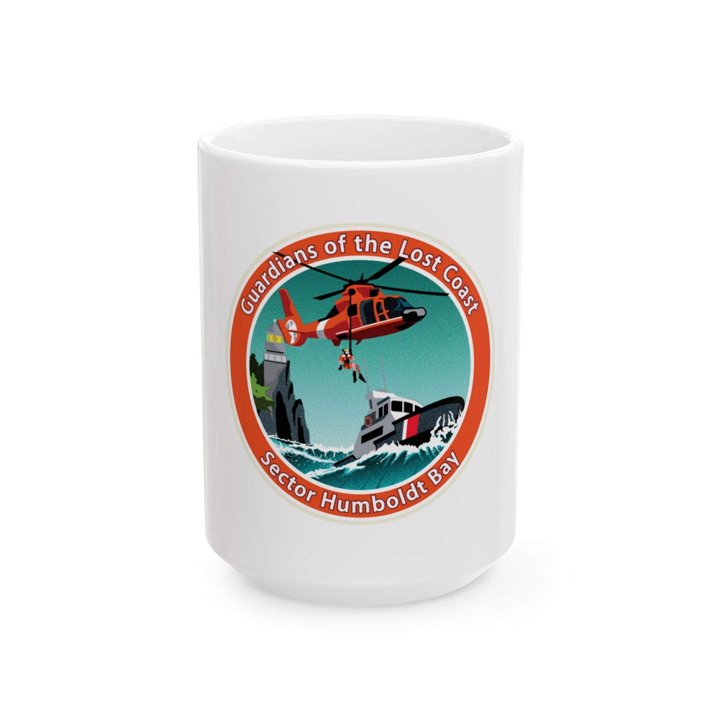 USCG Sector Humboldt Bay (U.S. Coast Guard) White Coffee Mug
