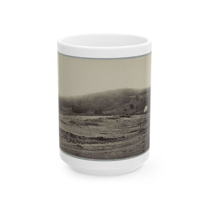 Battle-Field Of Gettysburg. Culp's Hill (U.S. Civil War) White Coffee Mug