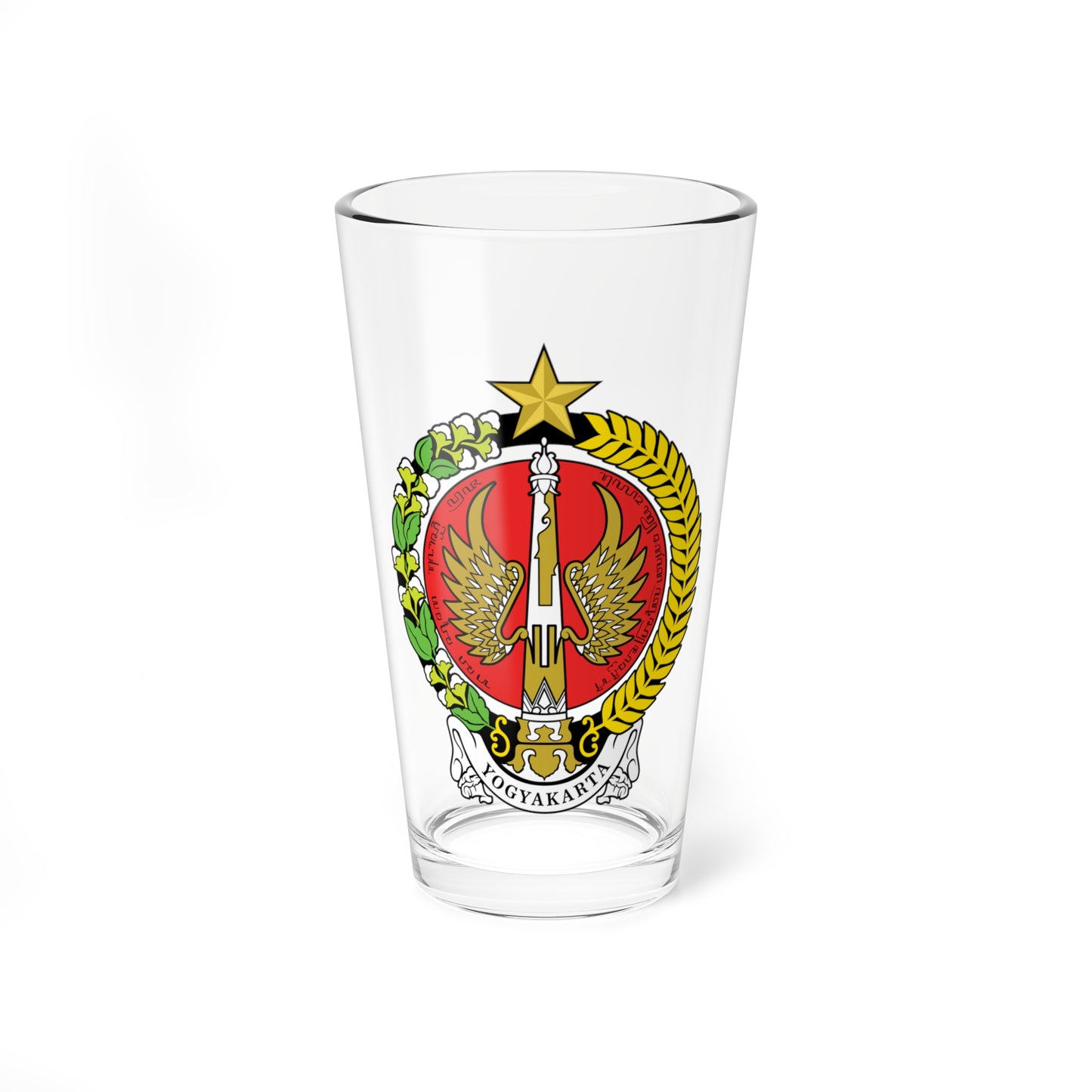 Coat of arms of Yogyakarta (Indonesia) (Coat of Arms) Pint Glass 16oz