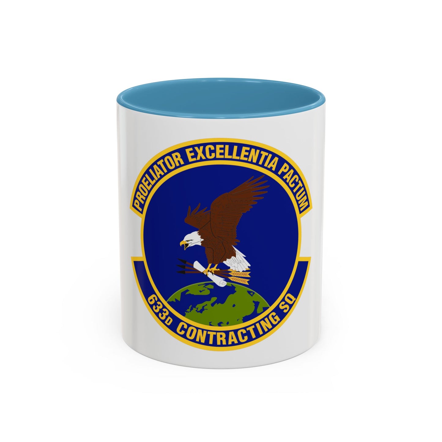 633d Contracting Squadron (U.S. Air Force) Accent Coffee Mug